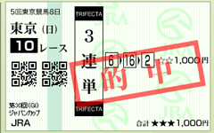 ジャパンカップ,2010,三連単,馬券,的中